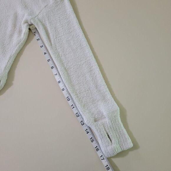 Z Supply Women's Bone Long Sleeve Kacey Feather Hoodie - Picture 10 of 16